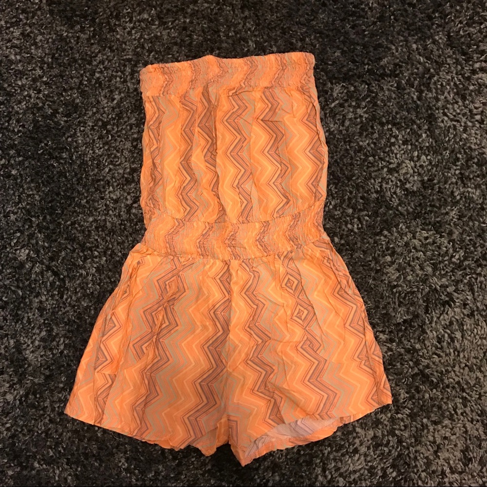 Strapless Romper